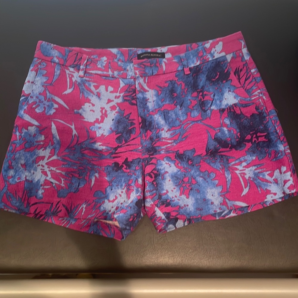 Fun Hot pink and blue shorts Size 8